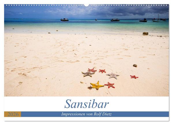 Produktbild: Sansibar - Impressionen von Rolf Dietz (Wandkalender 2026 DIN A2 quer), CALVENDO Monatskalender