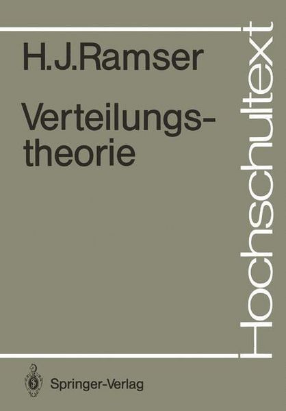 Produktbild: Verteilungstheorie