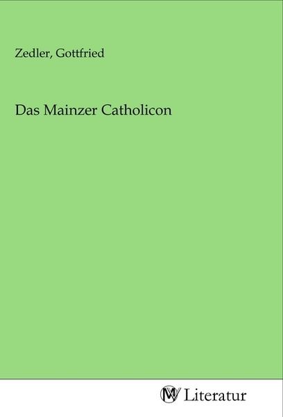 Produktbild: Das Mainzer Catholicon