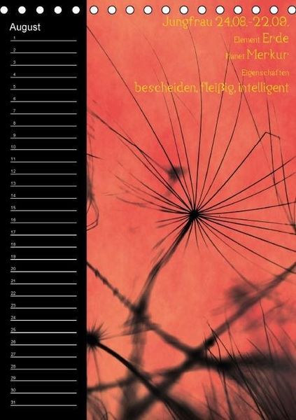 Produktbild: Naturbilder mit Sternzeichen / Geburtstagskalender (Tischkalender immerw&auml;hrend DIN A5 hoch)