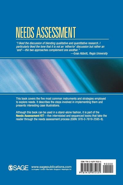 Produktbild: Needs Assessment Phase II