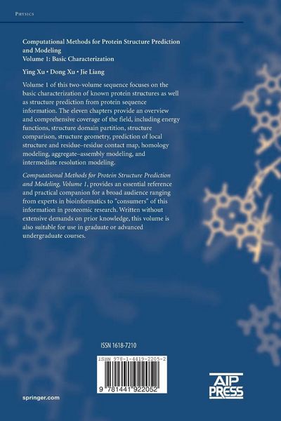 Produktbild: Computational Methods for Protein Structure Prediction and Modeling