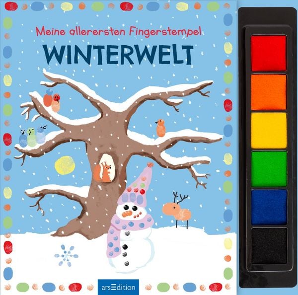Meine allerersten Fingerstempel Winterwelt, Taschenbuch von , arsedition, 9783845865454