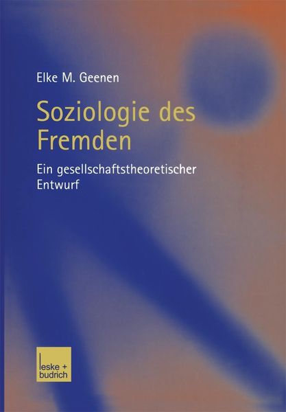 Produktbild: Soziologie des Fremden