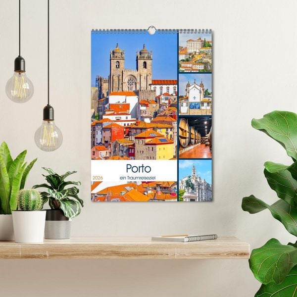 Produktbild: Porto - ein Traumreiseziel (Wandkalender 2026 DIN A3 hoch), CALVENDO Monatskalender