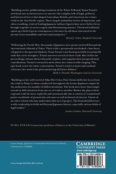 Produktbild: Justice in Asia and the Pacific Region, 1945-1952