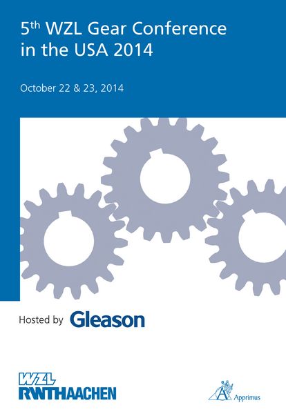 Produktbild: 5th WZL Gear Conference in the USA 2014