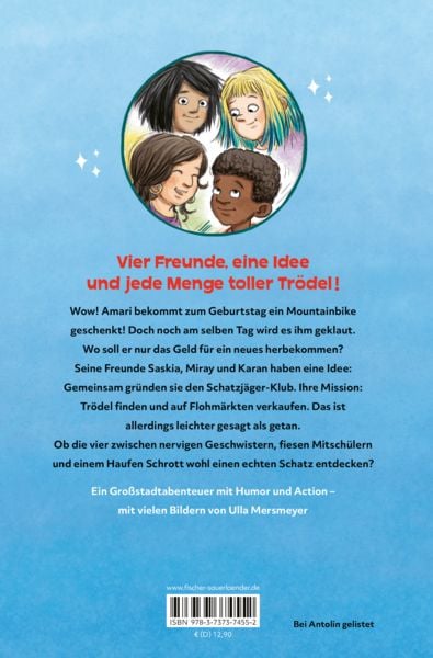 Produktbild: Der Schatzj&auml;ger-Klub &ndash; Vier f&uuml;r ein neues Fahrrad
