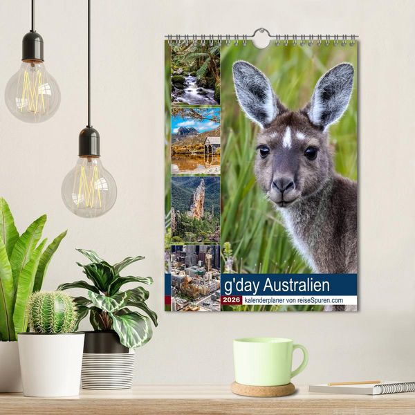 Produktbild: g'day Australien 2026 (Wandkalender 2026 DIN A4 hoch), CALVENDO Monatskalender