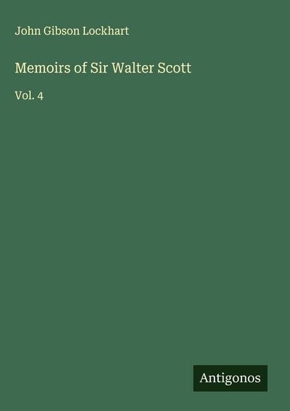 Produktbild: Memoirs of Sir Walter Scott