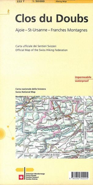 Produktbild: 222T Clos du Doubs Wanderkarte