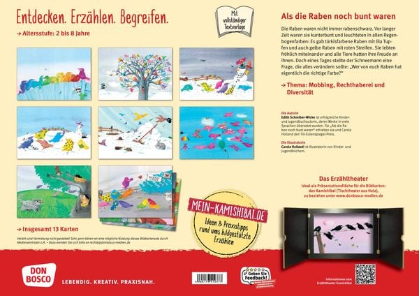 Produktbild: Als die Raben noch bunt waren. Kamishibai Bildkartenset