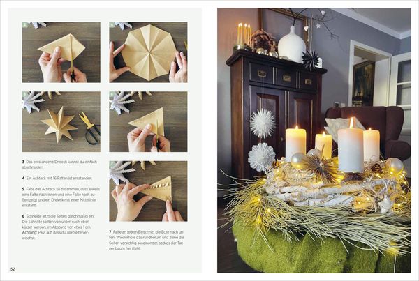 Produktbild: Weihnachtliche Papierdeko