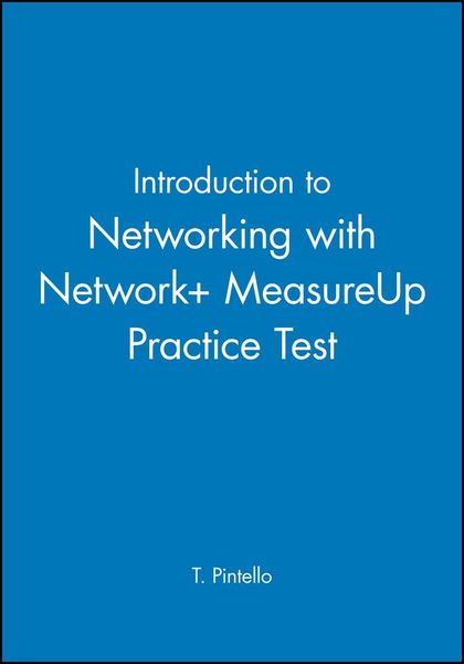 Produktbild: Pintello, T: Introduction to Networking with Network+ Measur