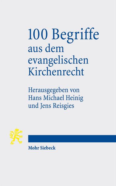 Produktbild: 100 Begriffe aus dem evangelischen Kirchenrecht