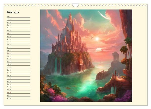 Produktbild: Meeresmythen (Wandkalender 2026 DIN A3 quer), CALVENDO Monatskalender