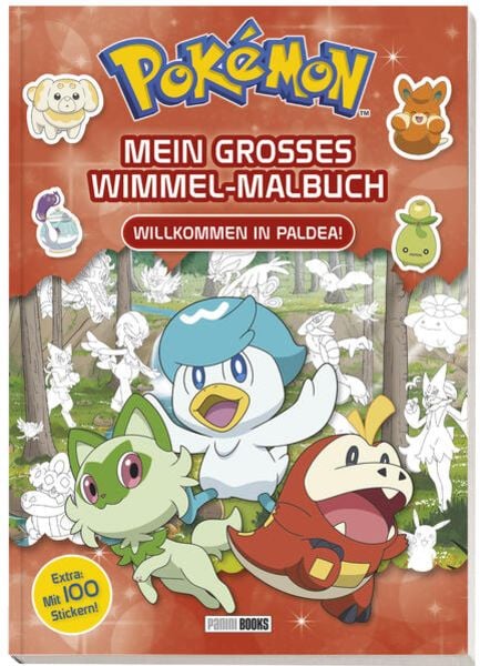 Pokémon: Mein großes Wimmel-Malbuch - Willkommen in Paldea!, Taschenbuch von Pokémon,Panini, Panini, 978-3-8332-4443-8