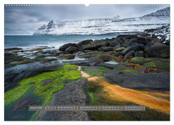 Produktbild: Spectacular beauty - Faroe Islands (High Quality Premium Wall Calendar 2026 DIN A2 landscape),CALVENDO 12 Month Wall Calendar