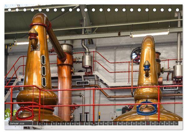 Produktbild: Whisky Distillery - Schottische Brennereien (Tischkalender 2026 DIN A5 quer), CALVENDO Monatskalender