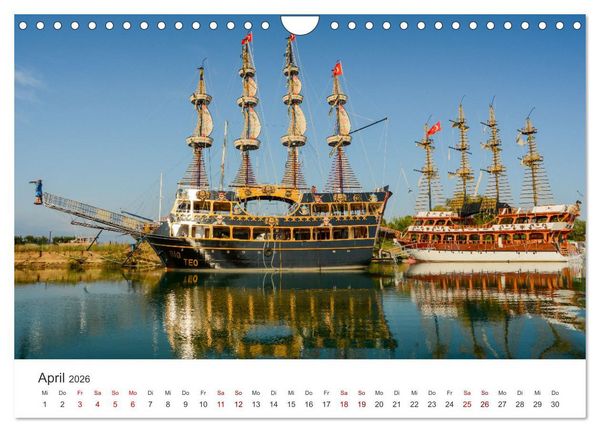 Produktbild: Flussfahrt in Manavgat (Wandkalender 2026 DIN A4 quer), CALVENDO Monatskalender