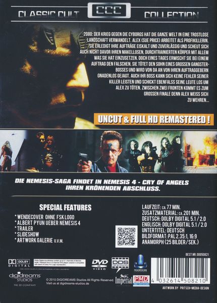 Produktbild: Nemesis 4 - Engel des Todes - Uncut/Classic Cult Collection