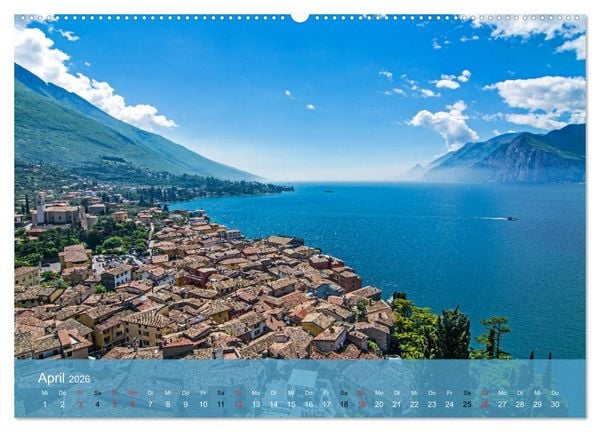 Produktbild: Gardasee - lago di Garda by Sascha Ferrari (Wandkalender 2026 DIN A2 quer), CALVENDO Monatskalender