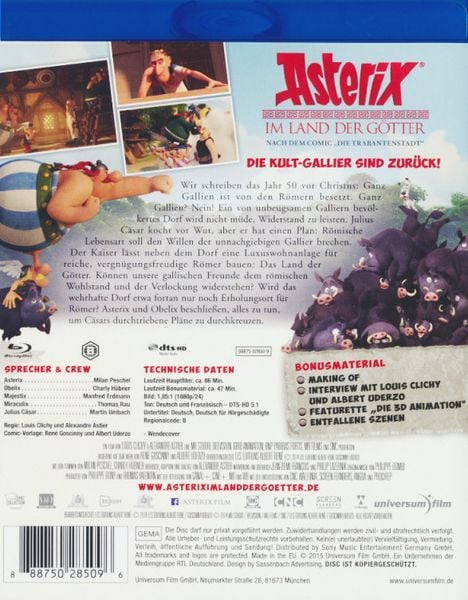 Produktbild: Asterix im Land der G&ouml;tter