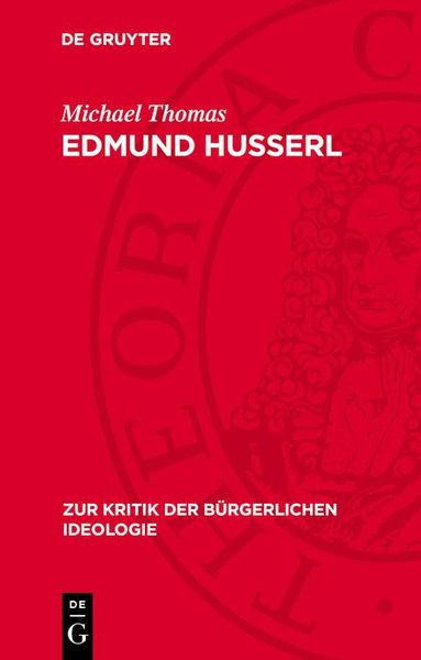Produktbild: Edmund Husserl
