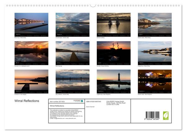 Produktbild: Wirral Reflections (High Quality Premium Wall Calendar 2026 DIN A2 landscape),CALVENDO 12 Month Wall Calendar