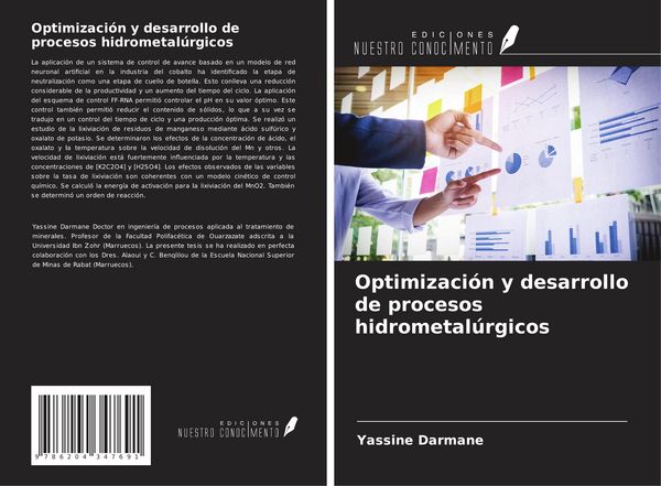 Produktbild: Optimizaci&oacute;n y desarrollo de procesos hidrometal&uacute;rgicos