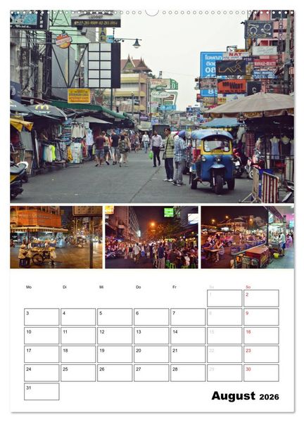 Produktbild: Das bunte Leben in Thailand (Wandkalender 2026 DIN A2 hoch), CALVENDO Monatskalender