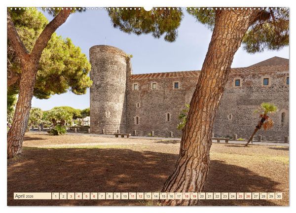 Produktbild: Sizilien, &Auml;tna-Catania-Cefalu-Messina-Syrakus-Taormina-Tindari (hochwertiger Premium Wandkalender 2026 DIN A2 quer), Kunstdruck in Hochglanz