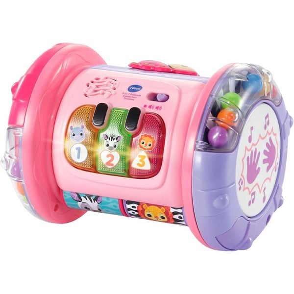 Produktbild: 3-in-1 Rollende Entdecker-Trommel pink
