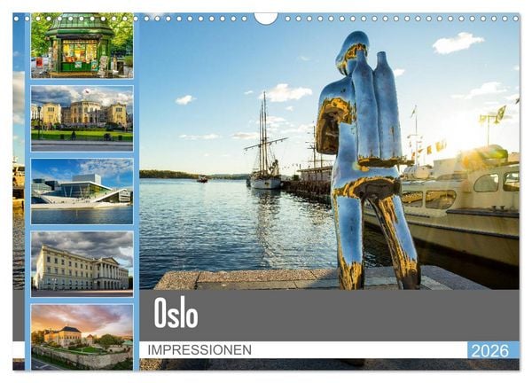 Produktbild: Oslo Impressionen (Wandkalender 2026 DIN A3 quer), CALVENDO Monatskalender