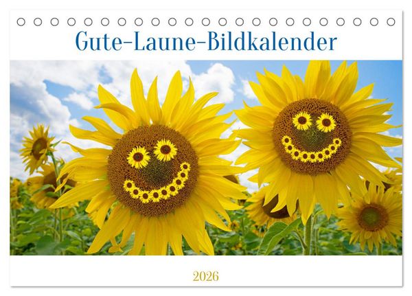 Gute-Laune-Bildkalender 2026 (Tischkalender 2026 DIN A5 quer), CALVENDO Monatskalender