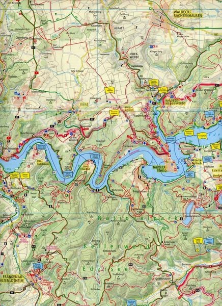 Produktbild: Edersee, Nationalpark Kellerwald-Edersee 1:50 000