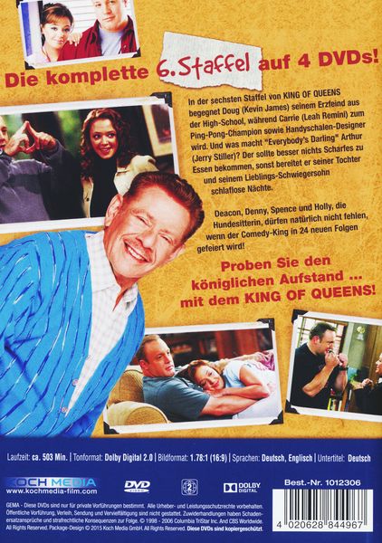 Produktbild: The King of Queens - Season 6 [4 DVDs]