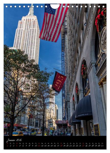 Produktbild: New York City (Wandkalender 2026 DIN A4 hoch), CALVENDO Monatskalender