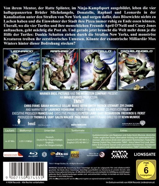 Produktbild: TMNT - Teenage Mutant Ninja Turtles