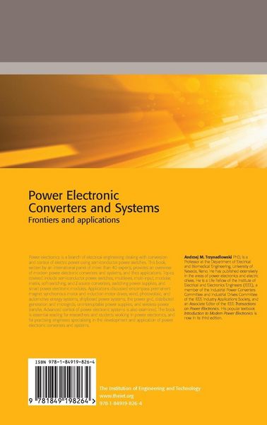 Produktbild: Power Electronic Converters and Systems