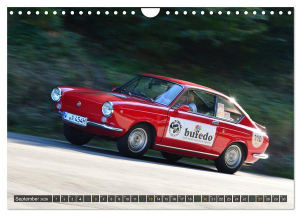 Produktbild: OLDTIMER BERGRENNEN - Kleine Flitzer (Wandkalender 2026 DIN A4 quer), CALVENDO Monatskalender
