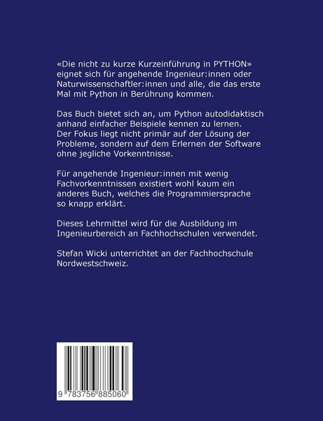Produktbild: Die nicht zu kurze Kurzeinf&uuml;hrung in PYTHON