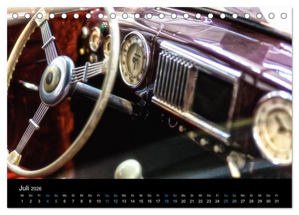Produktbild: CLASSIC COCKPITS - Funktionale Kunstwerke aus einer anderen Zeit (Tischkalender 2026 DIN A5 quer), CALVENDO Monatskalender