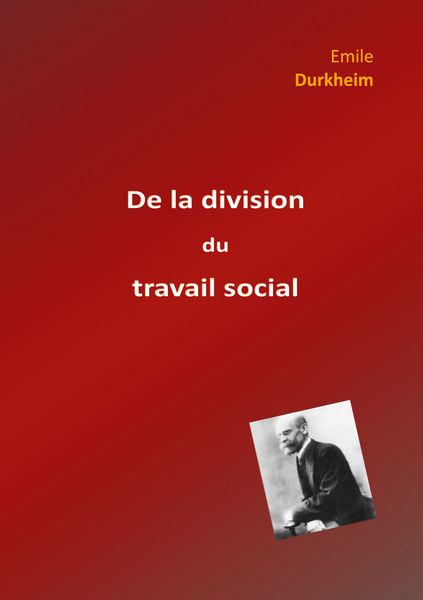 Produktbild: De la division du travail social