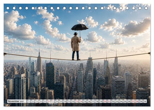 Produktbild: Eine Reise getragen von Träumen (Tischkalender 2027 DIN A5 quer), CALVENDO Monatskalender