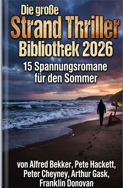 Produktbild: Die gro&szlig;e Strand Thriller Bibliothek 2026 - 15 Spannungsromane f&uuml;r den Sommer