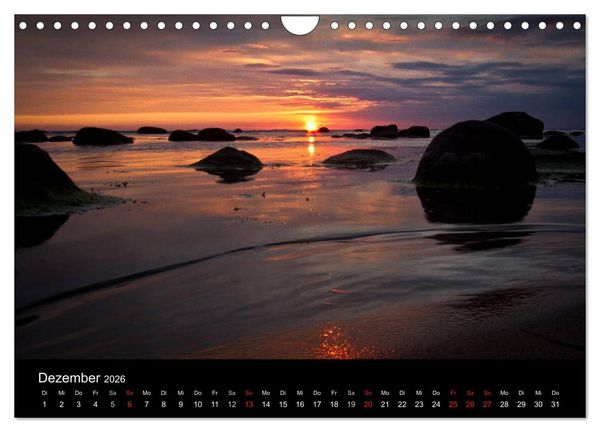 Produktbild: D&auml;nemarks Bornholm 2026 (Wandkalender 2026 DIN A4 quer), CALVENDO Monatskalender
