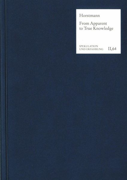 Produktbild: From Apparent to True Knowledge (Wissen)