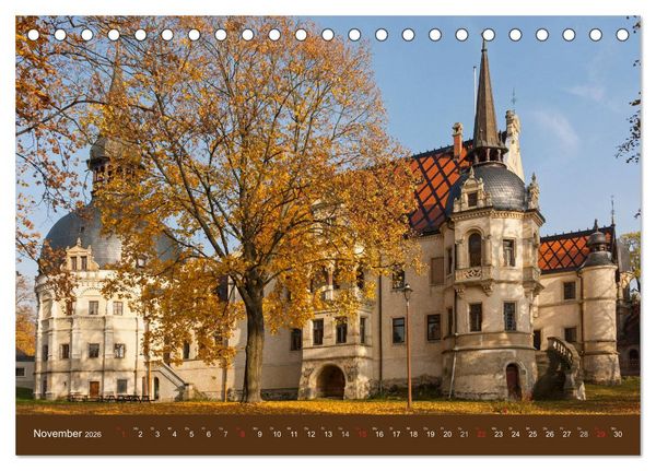 Produktbild: Sachsens Schl&ouml;sser und Burgen (Tischkalender 2026 DIN A5 quer), CALVENDO Monatskalender