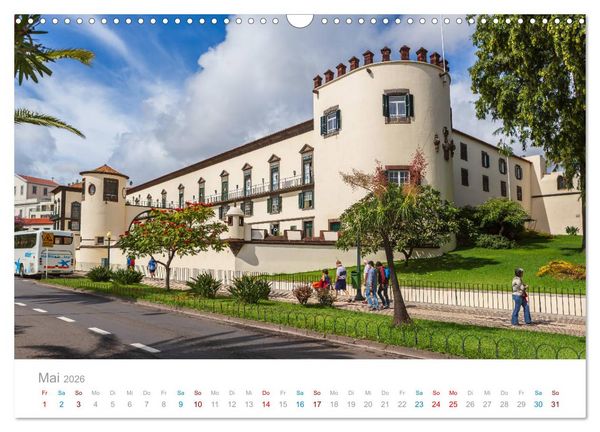 Produktbild: Funchal - Madeiras stolze Hauptstadt (Wandkalender 2026 DIN A3 quer), CALVENDO Monatskalender